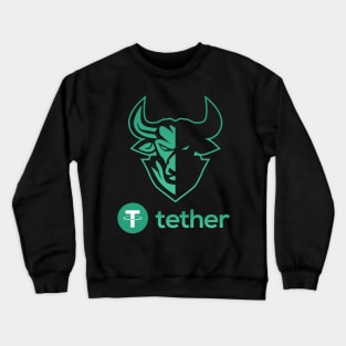 tether coin Crypto coin Crytopcurrency Crewneck Sweatshirt